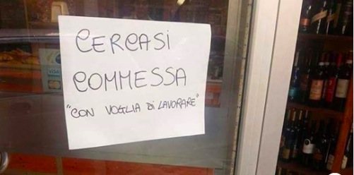 I giovani non hanno voglia di lavorare ???